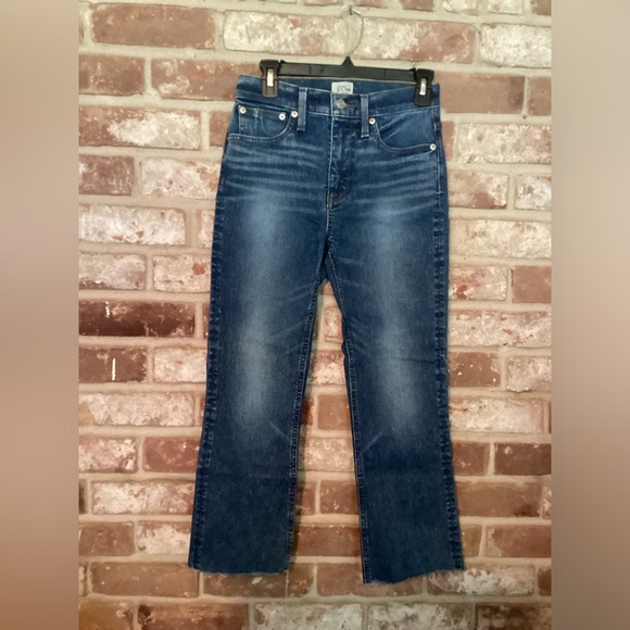 J. Crew Billie Demi Boot Crop Jeans  Sz 26 - Picture 4 of 4